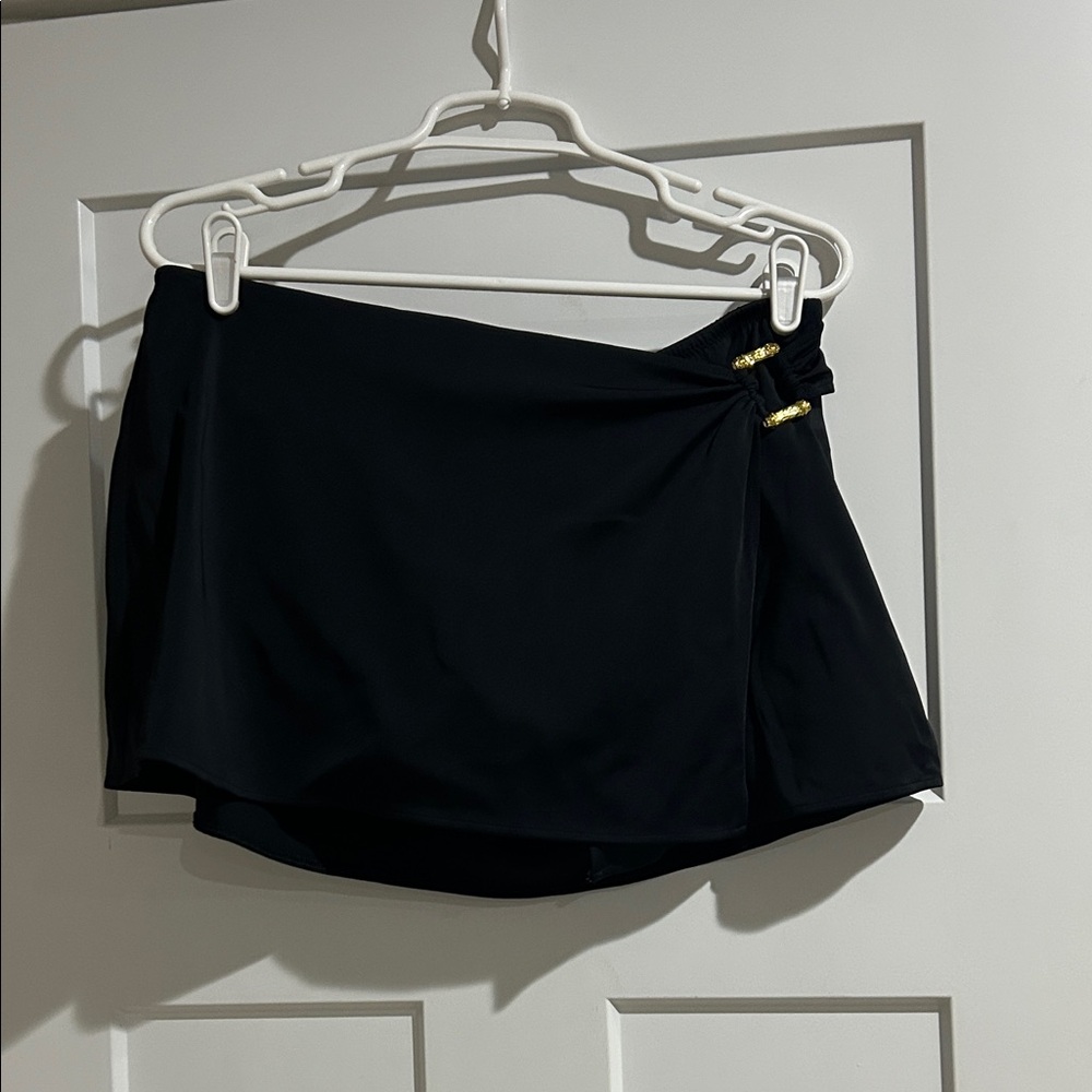 Swim skirt with gold trim - Picture 2 of 8